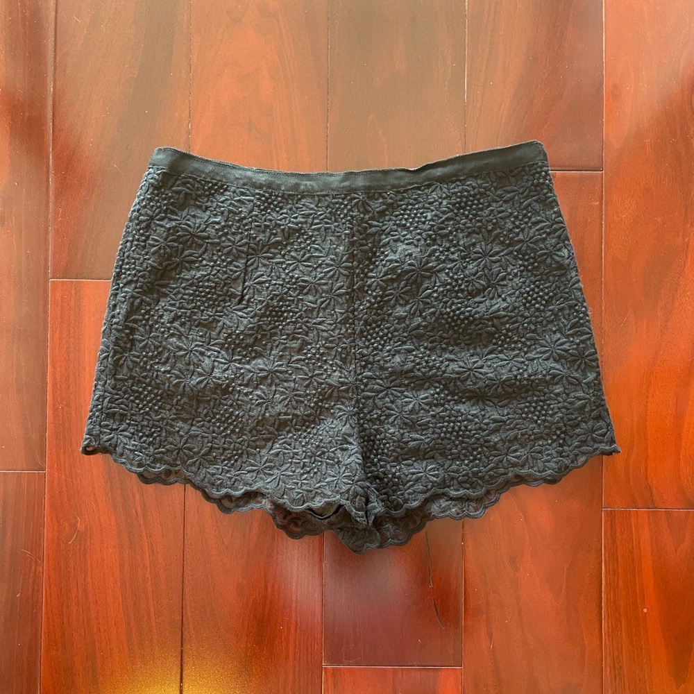Black Lace Women's Shorts